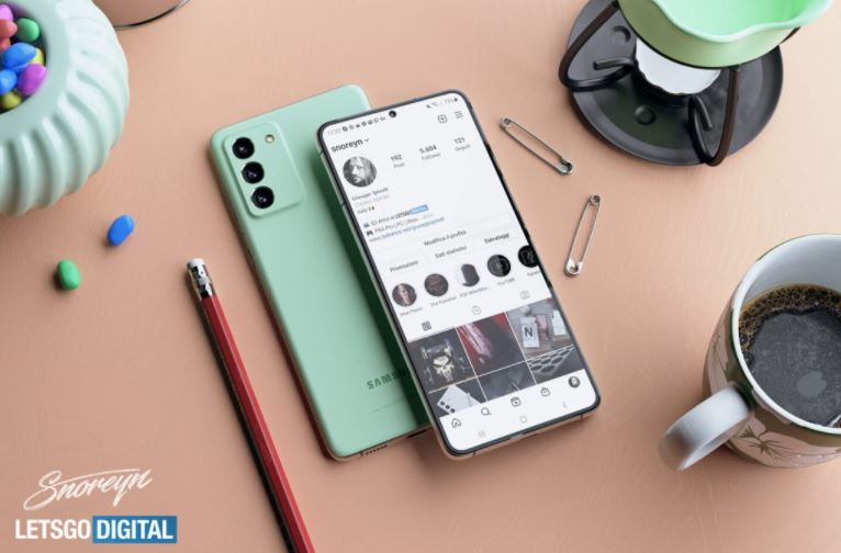 갤럭시S21 FE 예상이미지 [출처:렛츠고디지털(nl.letsgodigital.org/smartphones/samsung-galaxy-s21-fe/)]