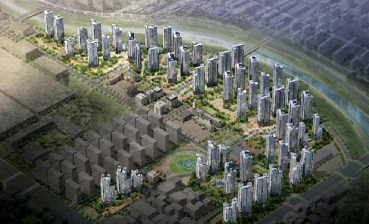 광주 광천동 주택가 재개발사업 조감도. [재개발조합 제공]
