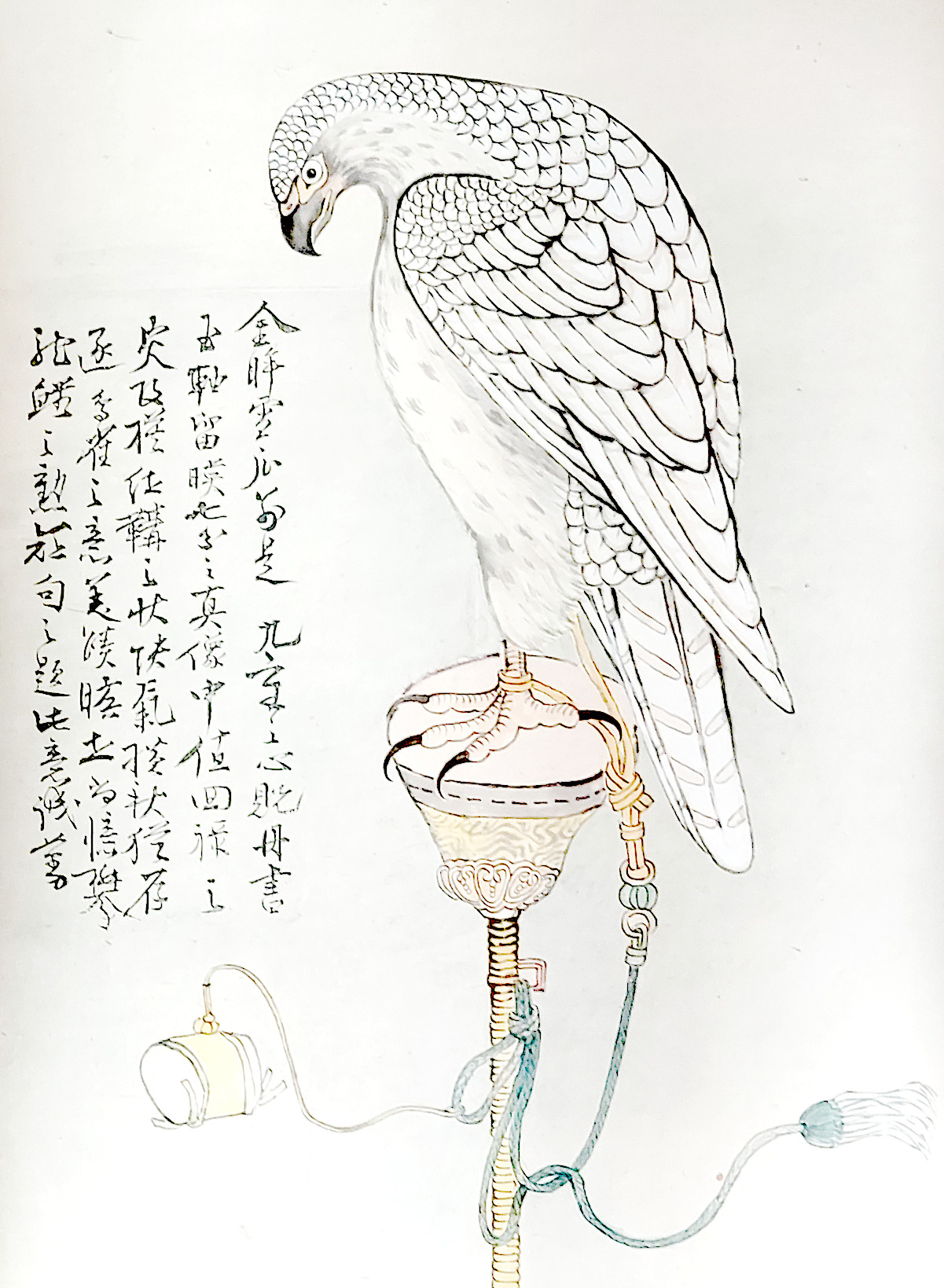 양도공은 벼슬과 재물을 모두 마다하고, 태종이 하사한 송골매그림 이응도와 영정만 받았다.