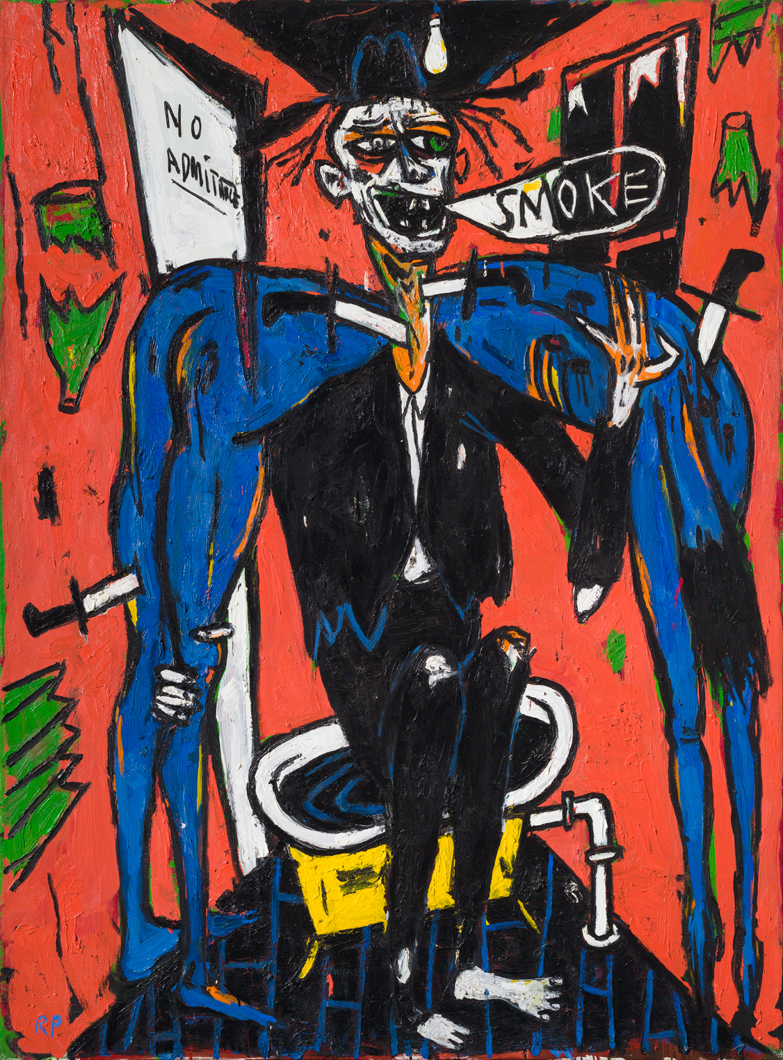 릭 프롤, Smoke, 1983, Oil on canvas, 128 x 174 cm [사진제공=리안갤러리]