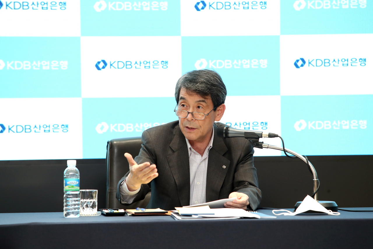 [사진=이동걸 산업은행 회장. 산은 제공]