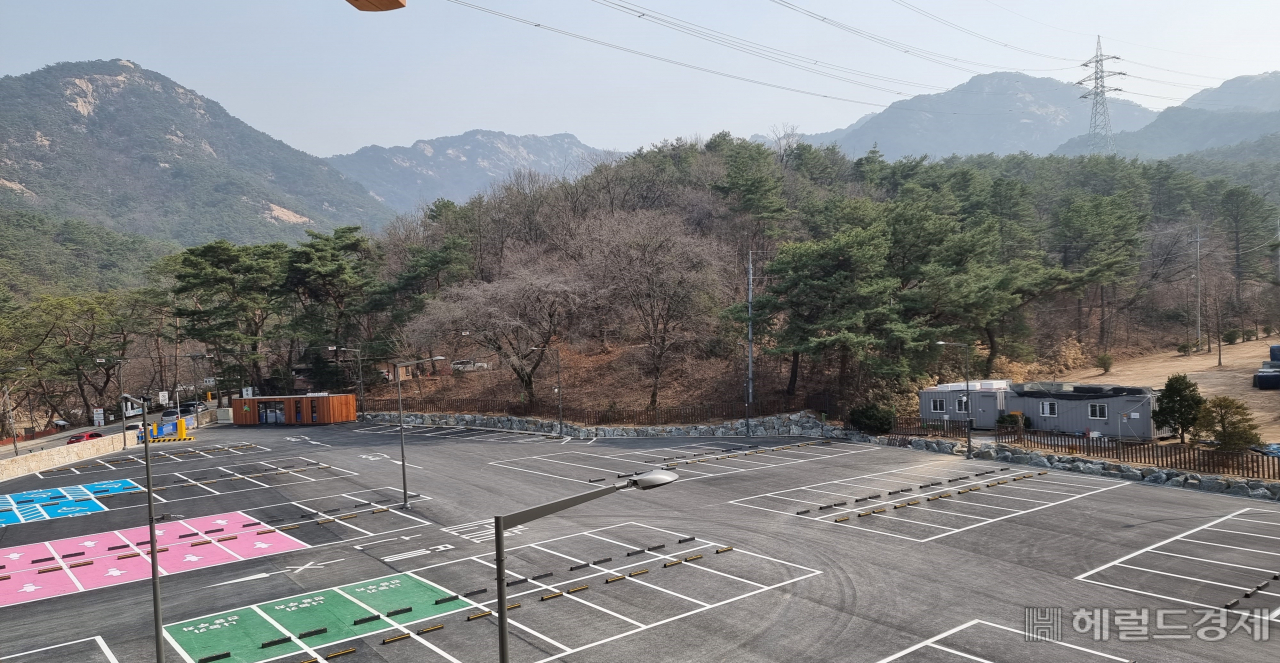 이달말 임시 개장하는 한문화체험특구 공영주차장. [은평구 제공]