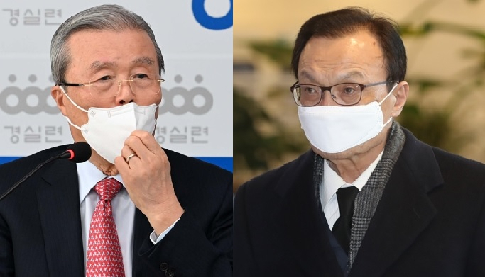 김종인 전 국민의힘 비상대책위원장(왼쪽)과 이해찬 전 더불어민주당 대표. [연합]