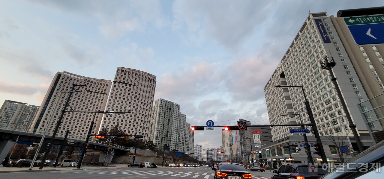 올 들어 3월까지 전국에서 분양된 366개 주택형 중 청약 미달된 주택형은 24개(6.6%)에 불과하다. 사진은 위례신도시 전경.[헤럴드경제DB]