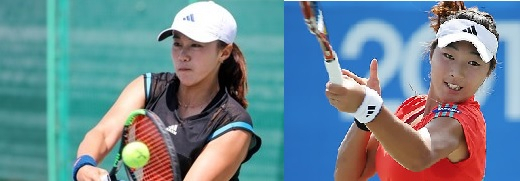 한나래(왼쪽)-이소라 조가 20일(현지시간) 국제테니스연맹(ITF) 터키 안탈리아 대회 여자 복식에서 우승을 차지했다. [연합]