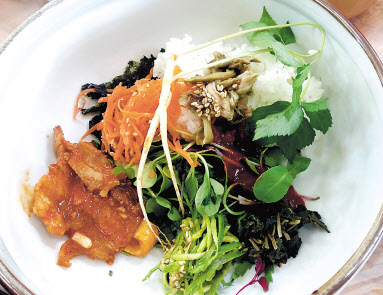 산청 산삼비빔밥.