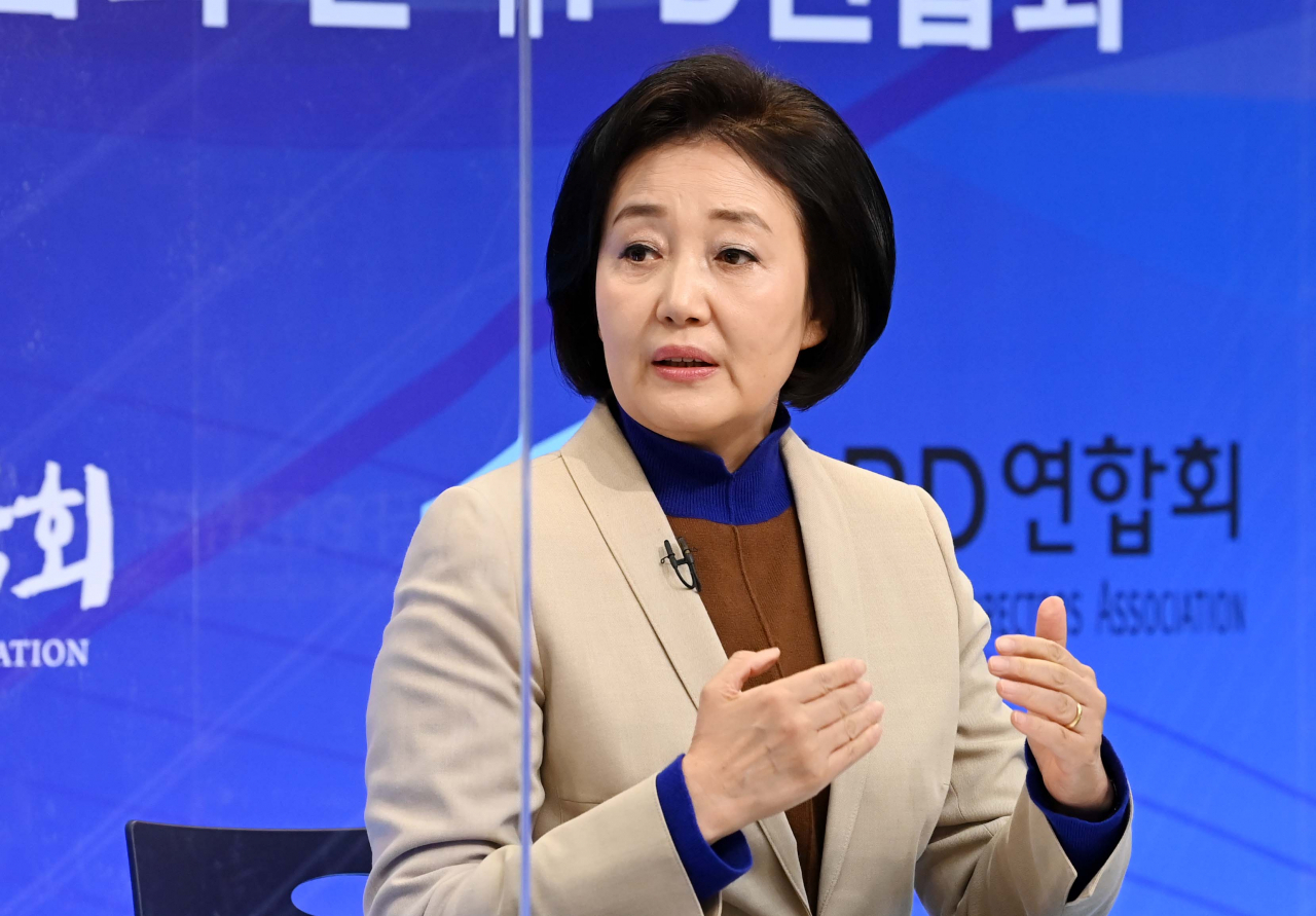 박영선 더불어민주당 서울시장 후보. [연합]