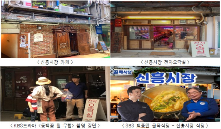 각종 미디어에 등장한 신흥시장 모음. [서울시 제공]