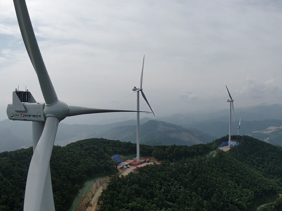 태백가덕산풍력발전［태백가덕산풍력발전(주) 제공］