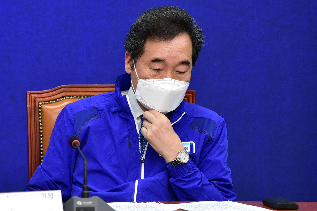 이낙연 더불어민주당 상임선대위원장. 이상섭 기자