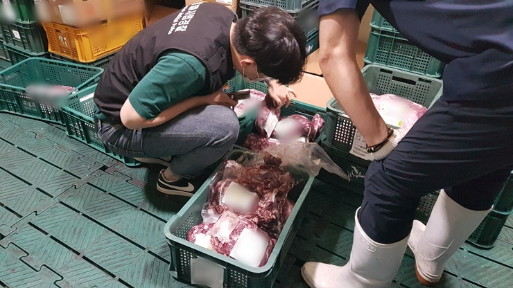 경기도 특사경 단속현장.