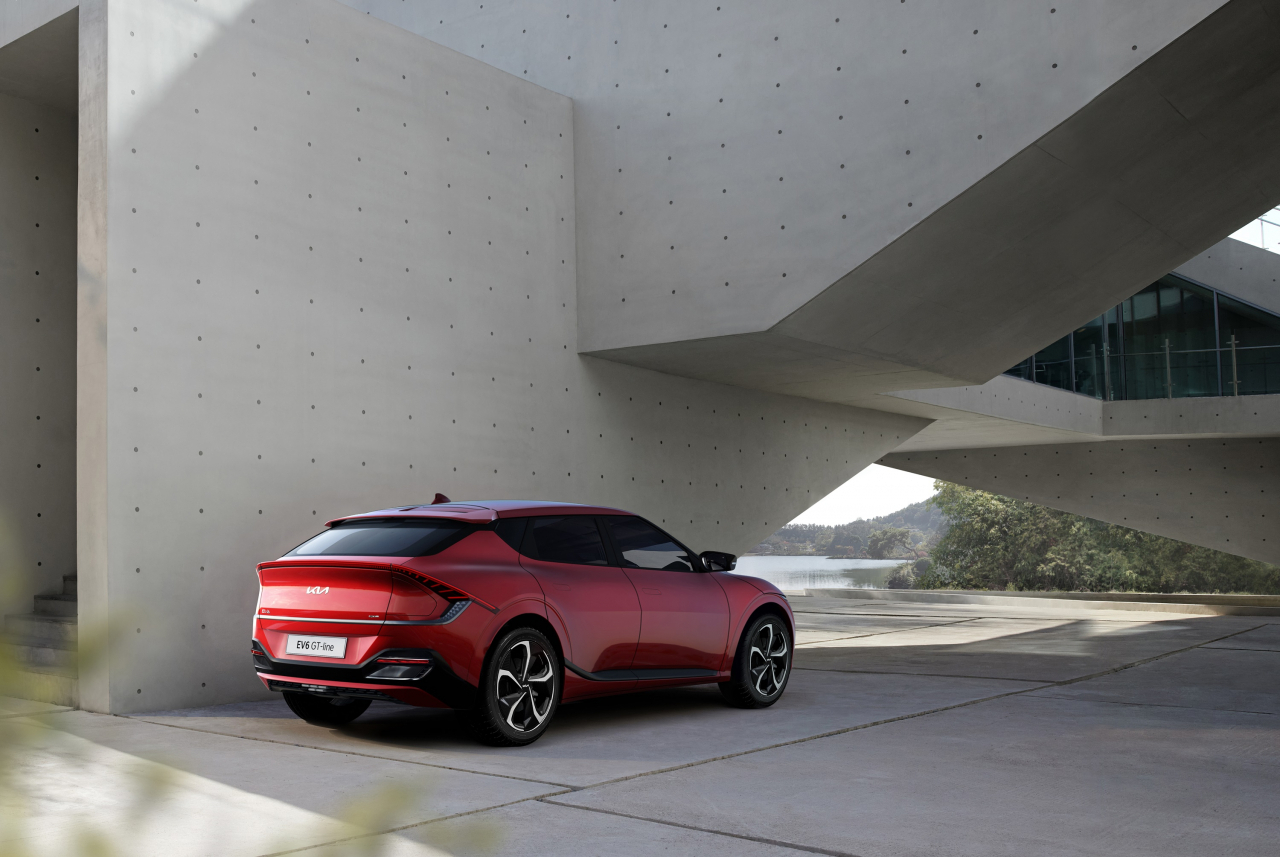 기아 EV6 GT-Line 외장 디자인. [기아 제공]