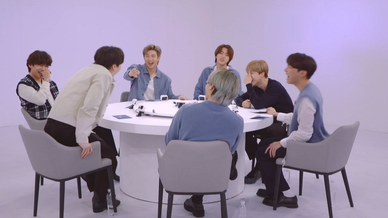 렛츠 BTS 출연한 방탄소년단. [KBS 제공]