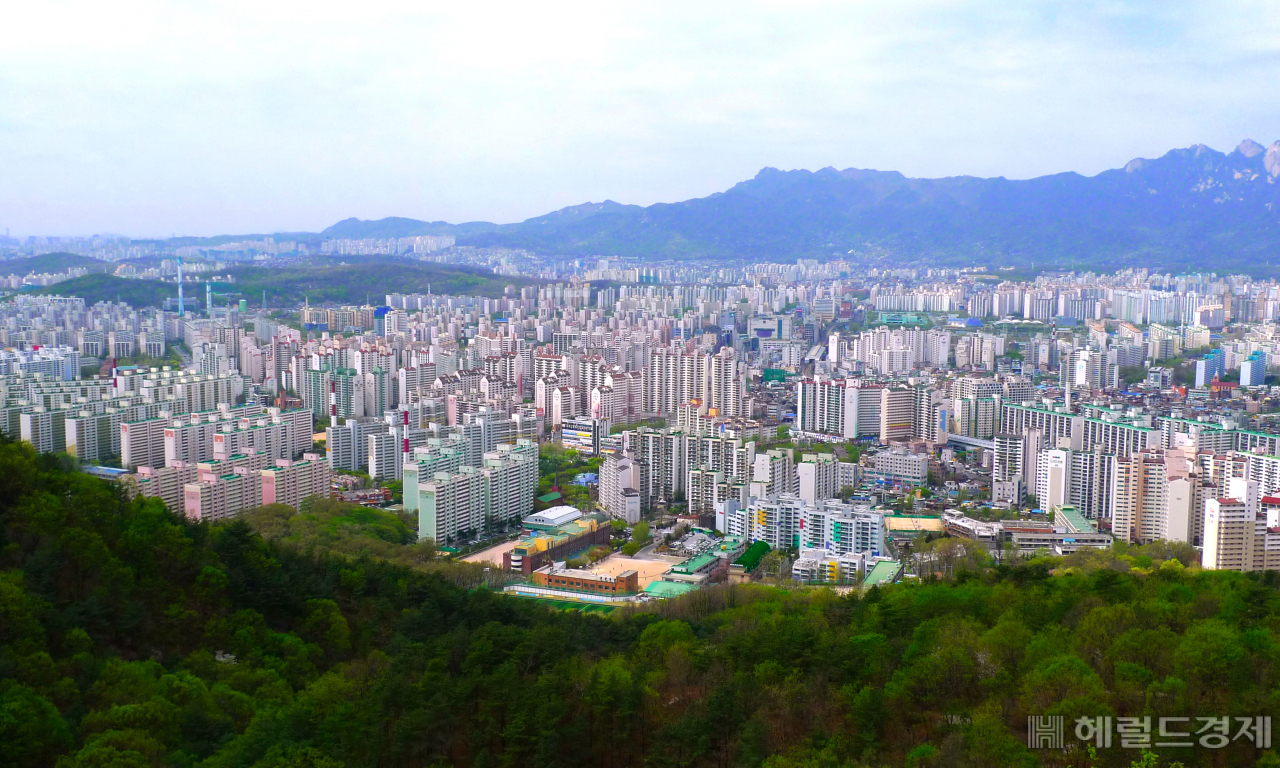 노원구 주공아파트단지 일대. [노원구 제공]