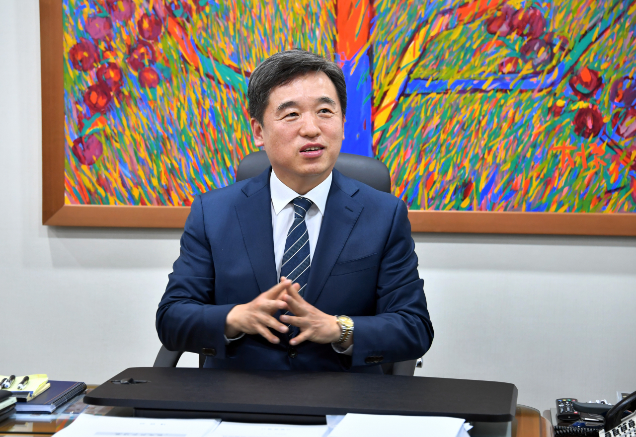 2일 서정협 서울시장 권한대행이 헤럴드경제와의 인터뷰에 나선 모습. [서울시 제공]