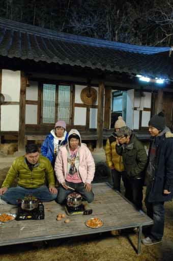 2008년 구례 쌍산제에서의 1박2일팀
