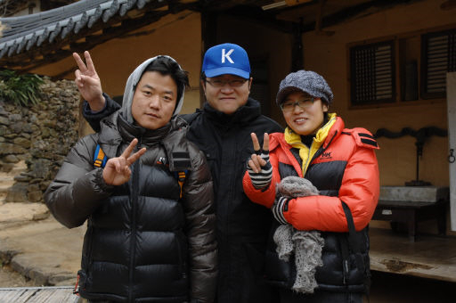 당시 연출팀, 나영석, 이명한, 신효정PD가 보인다.