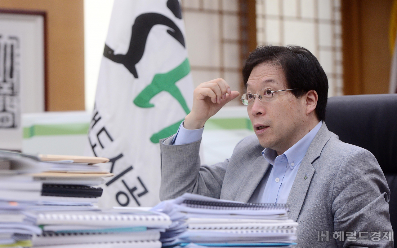 김세용 SH공사 사장직무대행. 이상섭 기자 babtong@heraldcorp.com