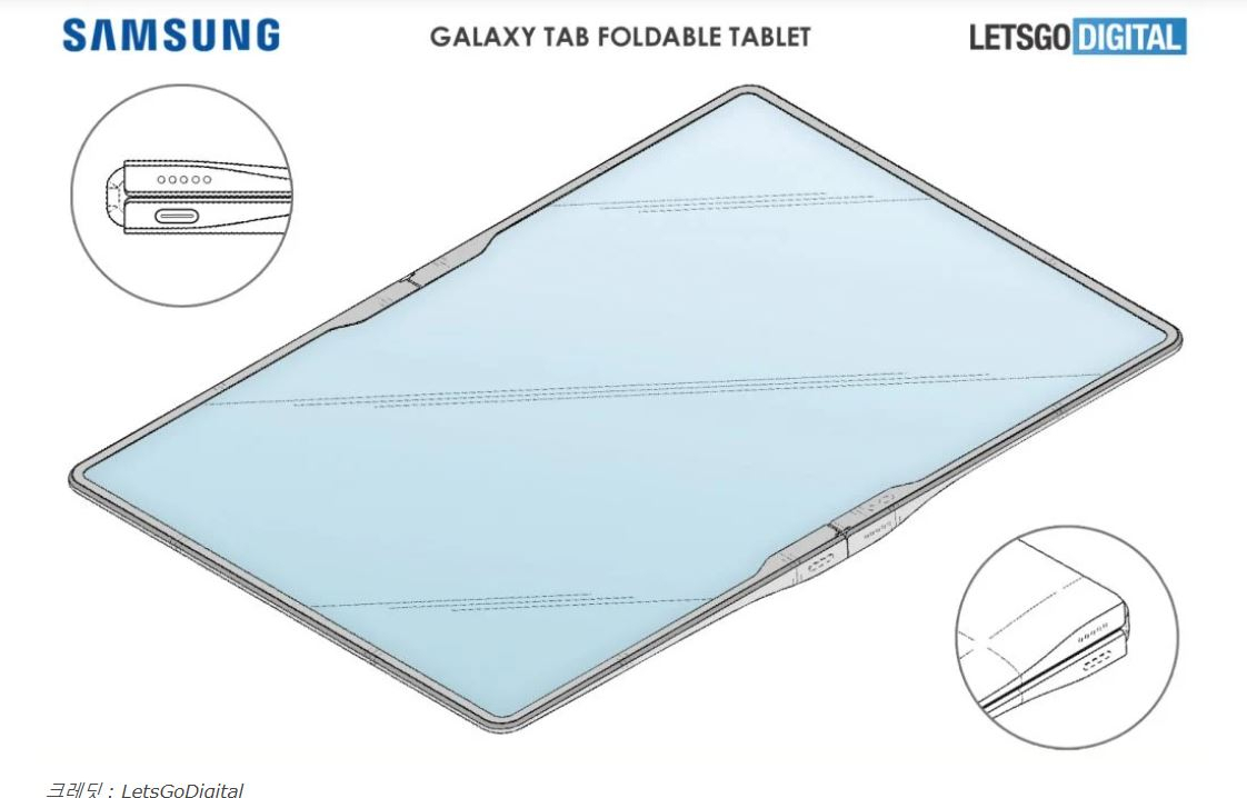 이렇게 생겼구나…‘접는’ 갤럭시 폴더블 탭? [IT선빵!]
