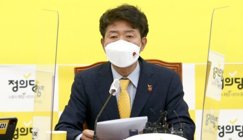 여영국 정의당 대표[연합]