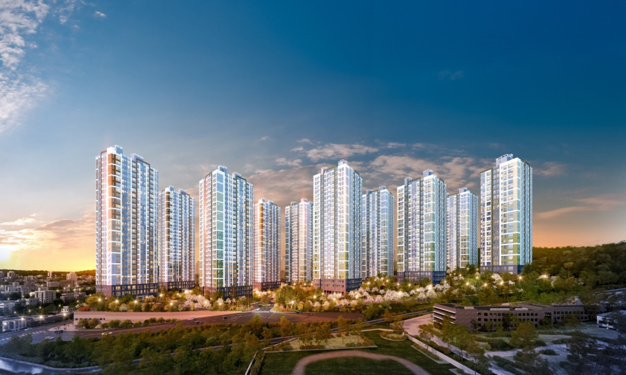두산위브더제니스 양산 투시도 [두산건설 제공]