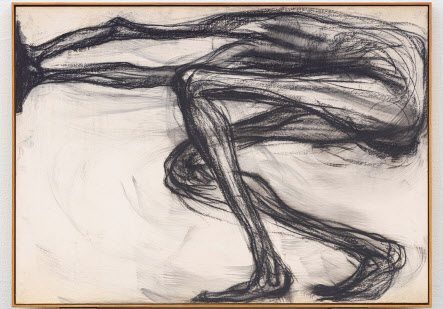 김은주, 무제, 종이에 콩테, 79&times;110cm,1990