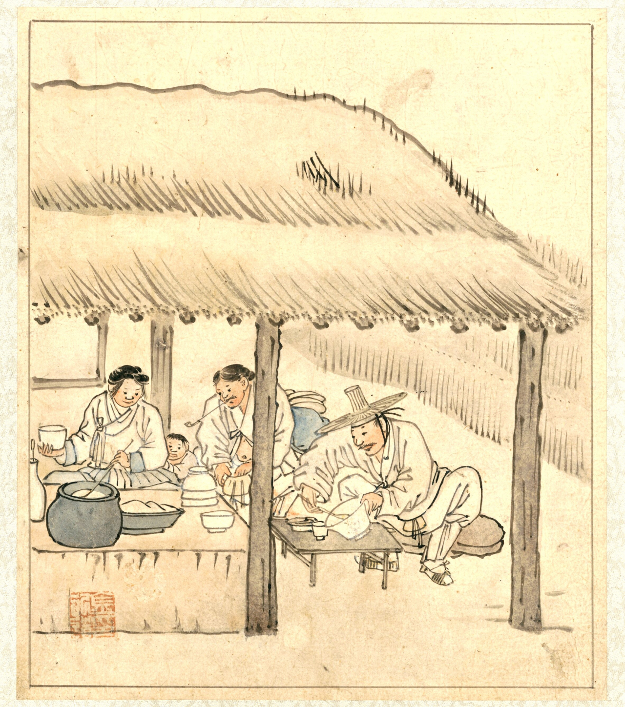 김홍도의 ‘주막’