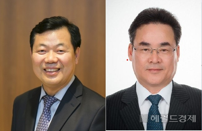 조인동(왼쪽) 행정 1, 류훈 행정2 부시장 내정자.