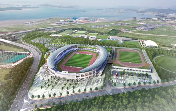 2023년 전국체전이 열릴 목포 종합경기장 조감도. [목포시 제공]