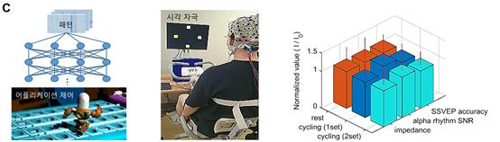 뇌-컴퓨터 인터페이스를 통한 바이오센서의 성능 실험 및 분석.[고려대학교 제공]