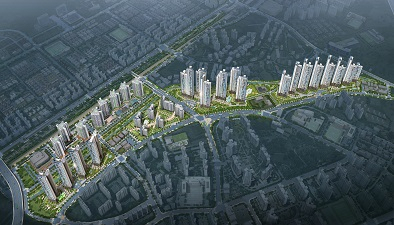포스코건설, 일산 풍동2지구 도시개발사업 조감도