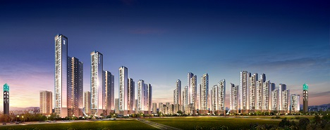 포스코건설, 일산 풍동2지구 도시개발사업 투시도