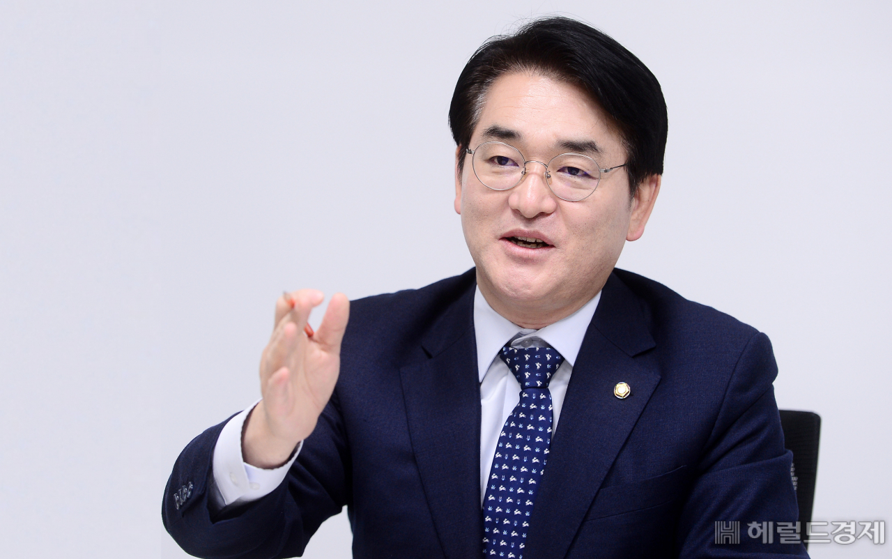 박용진 더불어민주당 의원. [이상섭 기자/babtong@heraldcorp.com]