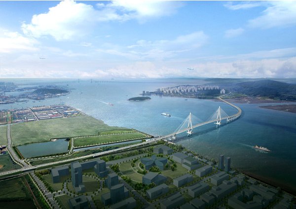 사진설명 : 2025년 개통 예정인 제3연륙교 조감도