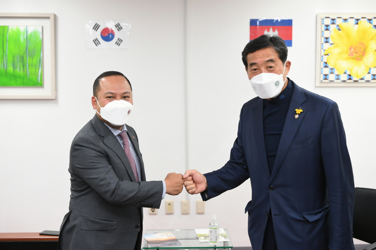 안산시 캄보디아 대사관 초청강연[안산시 제공]