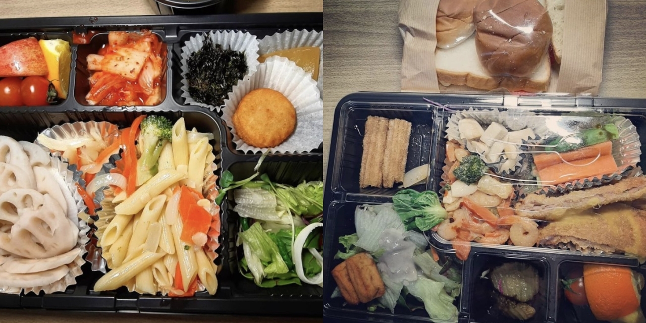 Mealboxes the family were provided during their stay at the treatment center. (courtesy of the family)