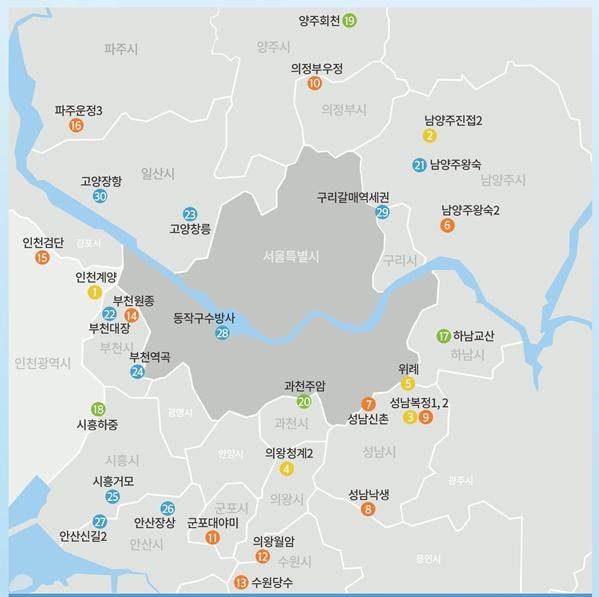 사전청약 입지 위치도 [국토교통부 제공]