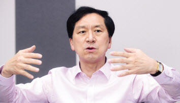 국민의힘 원내대표 선거에 출마한 김기현 의원이 20일 국회 의원회관에서 헤럴드경제와 인터뷰를 하고 있다. 이상섭 기자