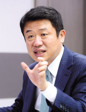 국민의힘 원내대표 경선에 출사표를 낸 유의동 의원이 지난 21일 국회 의원회관에서 헤럴드경제와 인터뷰를 하고 있다. 이상섭 기자