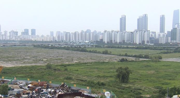 인천 송도 부영테마파크 부지 전경