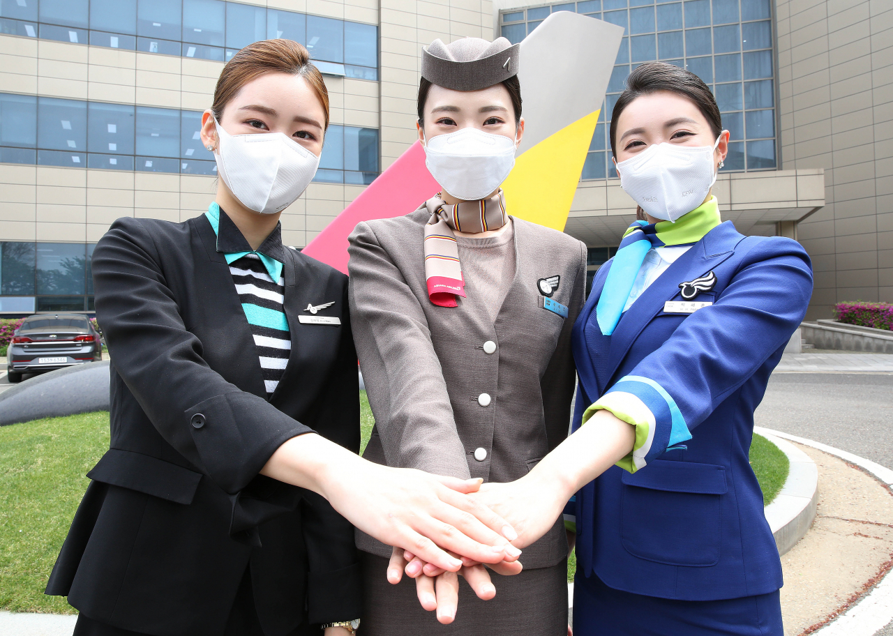 지난 22일 서울 강서구 아시아나항공 본사에서 아시아나항공, 에어부산, 에어서울이 공동 협의체를 발족했다. [아시아나항공 제공]