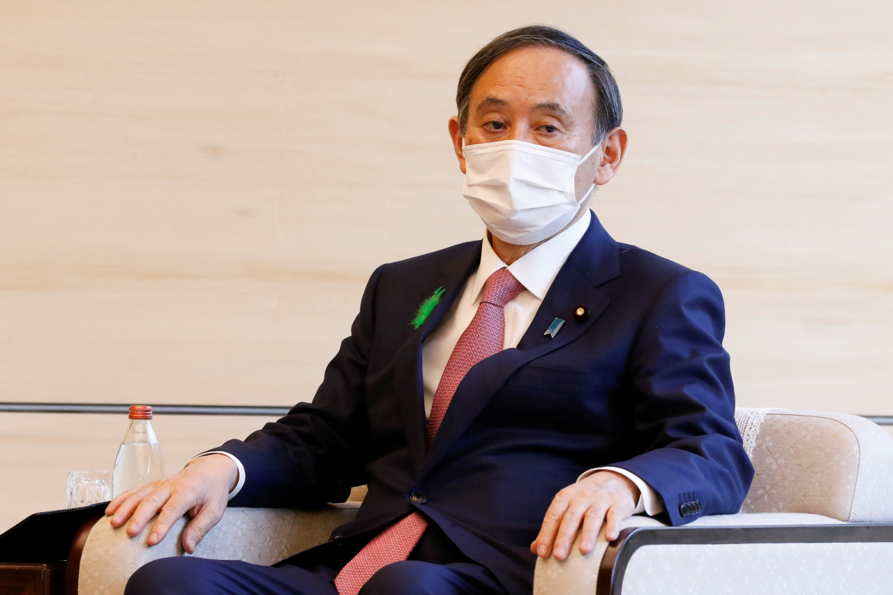 스가 요시히데(菅義偉) 일본 총리. [로이터]