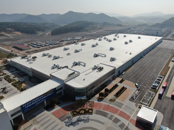 광주빛그린산단 글로벌모터스 전경.