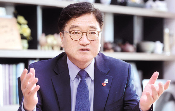 우원식 더불어민주당 의원. [이상섭 기자]