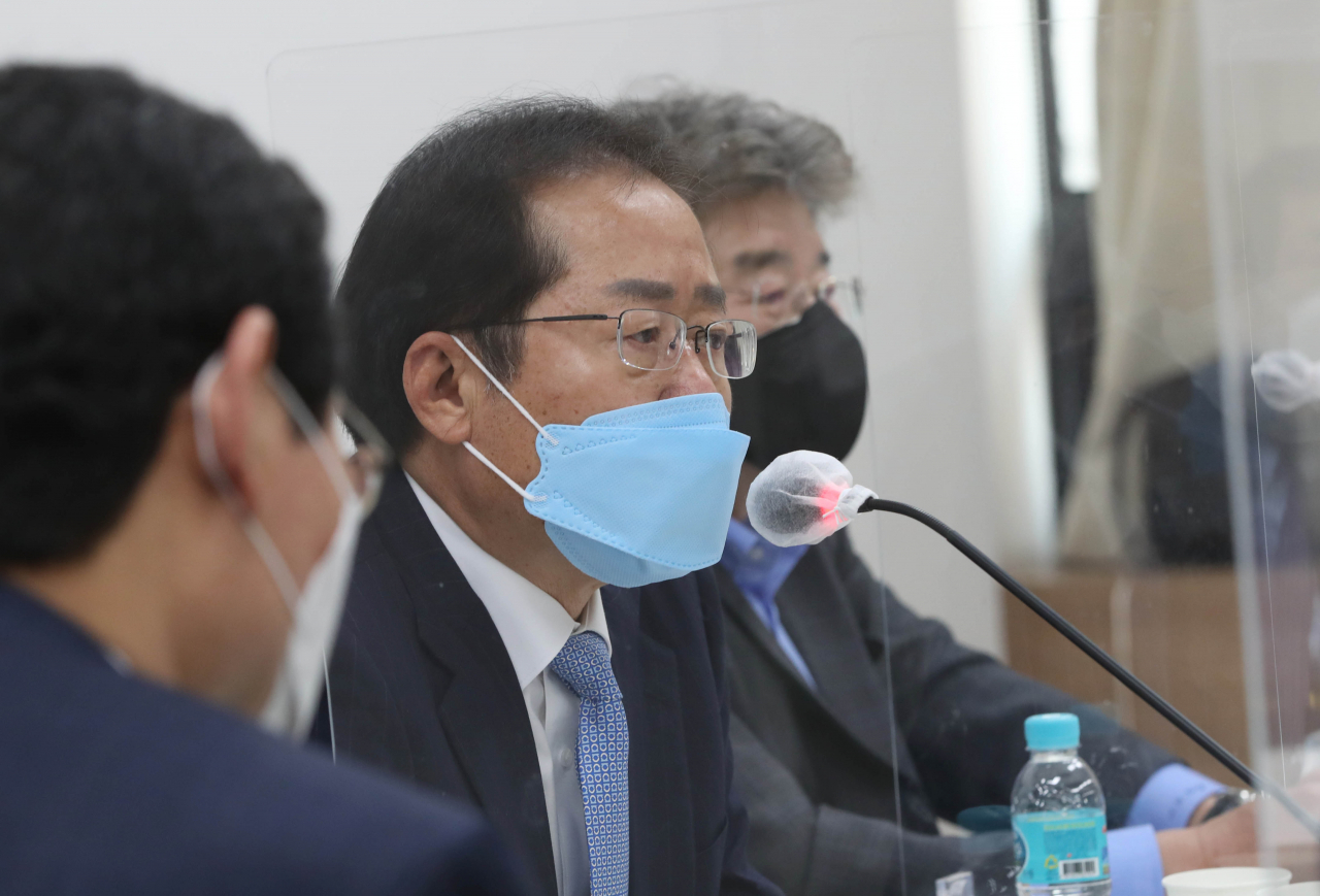 홍준표 전 자유한국당(국민의힘 전신) 대표. [연합]