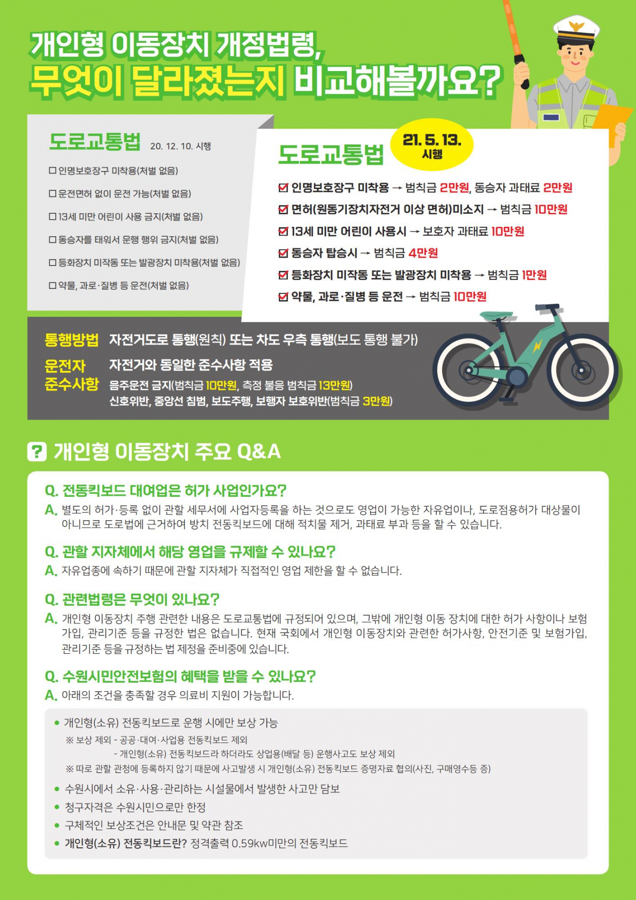 개인형 이동장치 홍보물