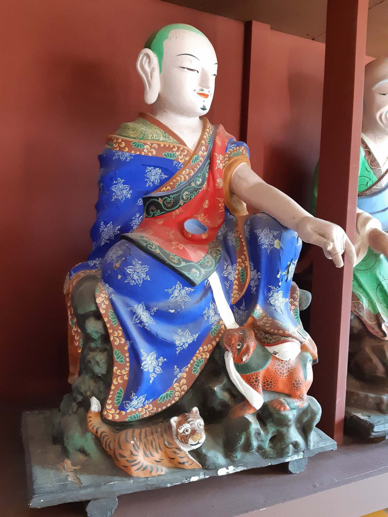 완주 송광사 목조석가여래삼존좌상