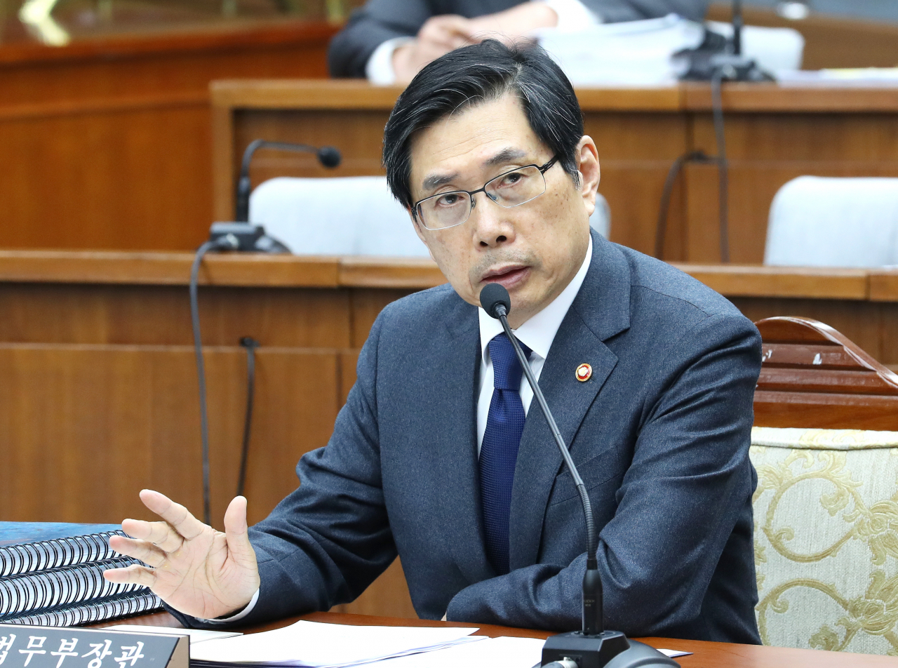 검찰총장 후보 추천위원회 위원장을 맡은 박상기 전 법무부장관 [연합]