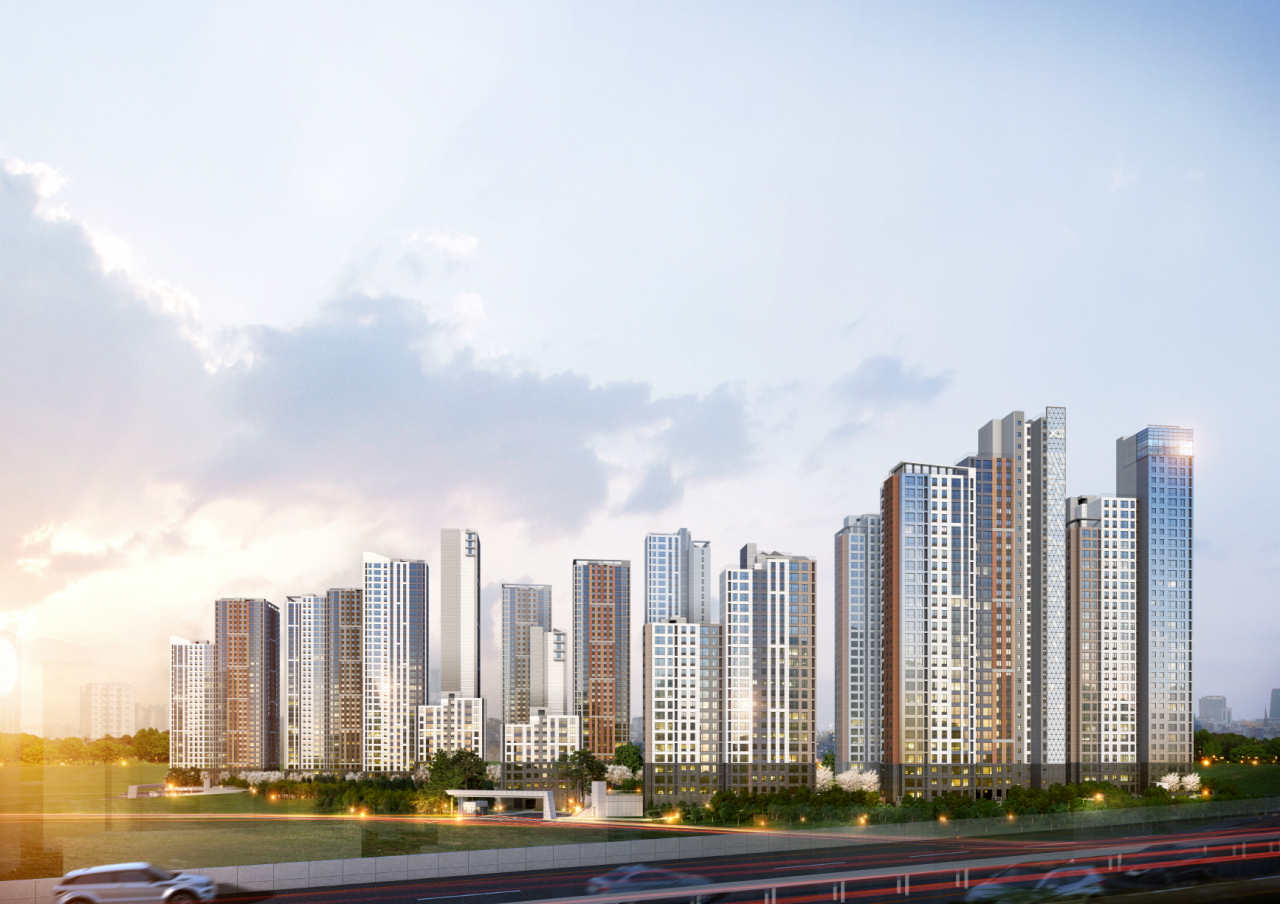 민간참여형 공공분양…'용현자이 크레스트' 견본주택 30일 개관