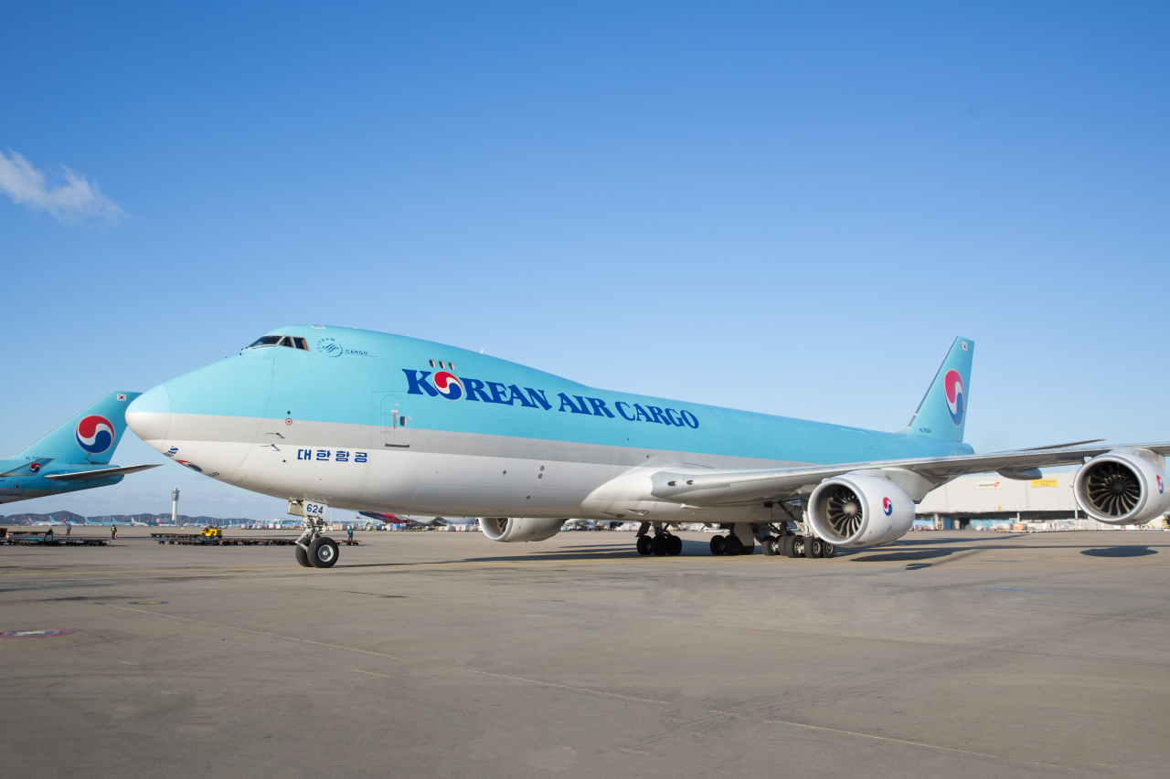 대한항공 B747-8F 화물기. [대한항공 제공]
